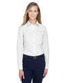 Ladies' Crown Collection® Solid Broadcloth Woven Shirt