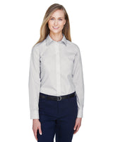 Ladies' Crown Collection® Solid Broadcloth Woven Shirt