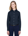 Ladies' Crown Collection® Solid Broadcloth Woven Shirt