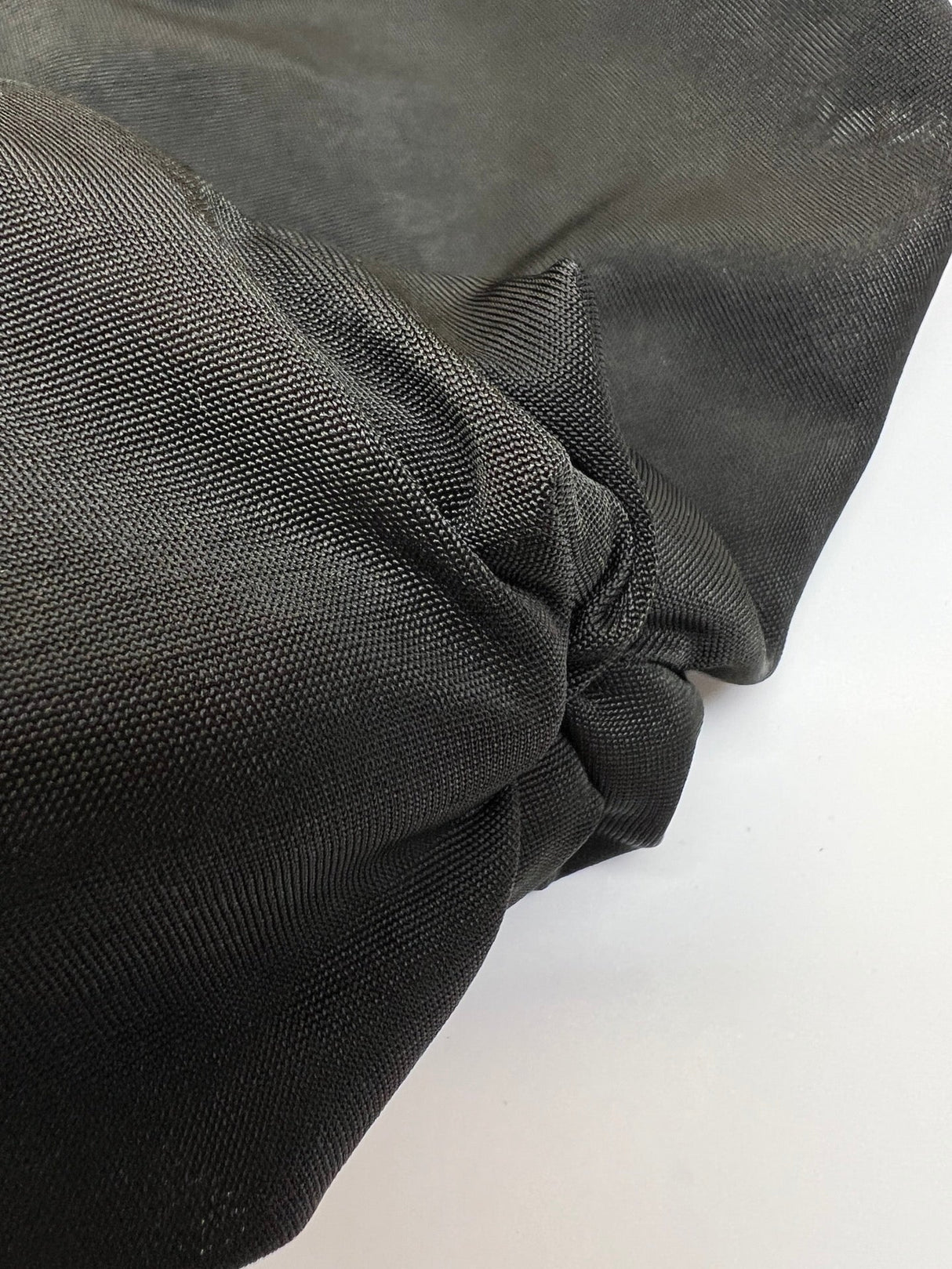 Black Moiré Knitted Lining
