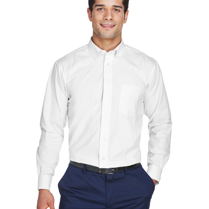 Men's Crown Collection® Solid Oxford Woven Shirt