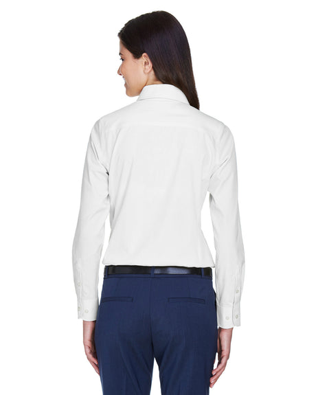 Ladies' Crown Collection® Solid Oxford Woven Shirt