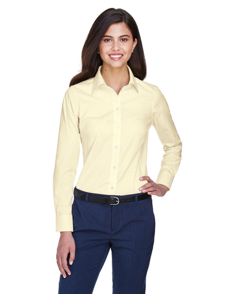 Ladies' Crown Collection® Solid Oxford Woven Shirt