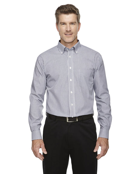 Men's Crown Collection® Banker Stripe Woven Shirt