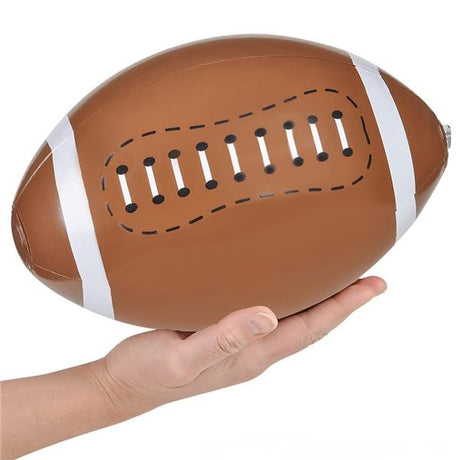 Inflatable FOOTBALL Beach Ball / PARTY Birthday FAVORS/TOY 16" - 12 Count