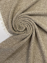 Cotton Polyamide Bouclé Beige Stretch