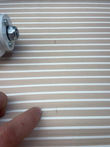 Polyamide Elastane Jacquard Knit White Beige Striped