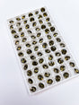 Brown Shades Crystals Sewing Notions