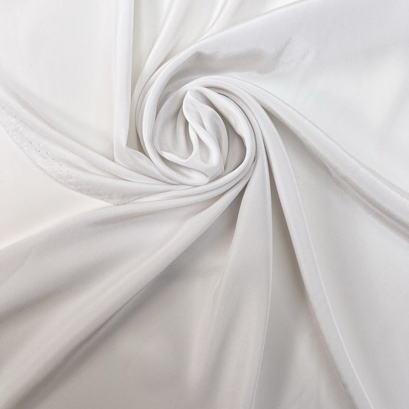 Polyamide Crepe Fabric White