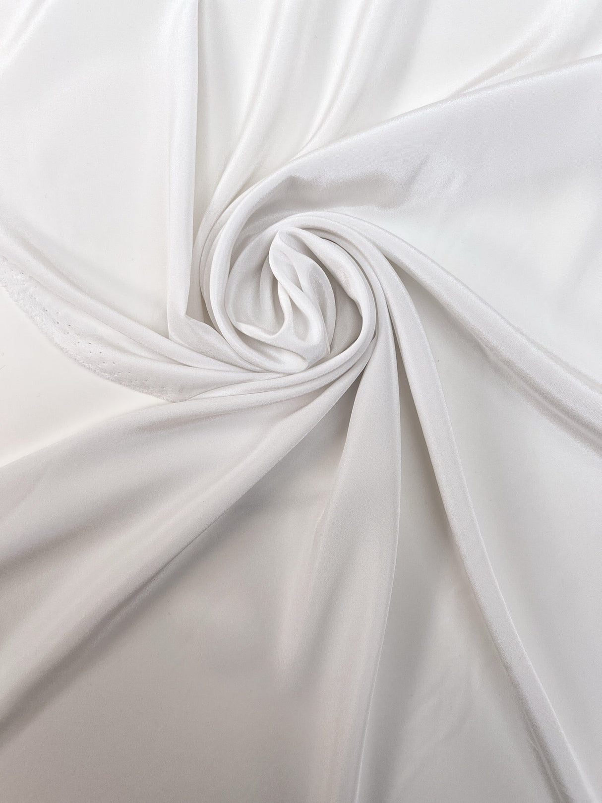 Polyamide Crepe Fabric White