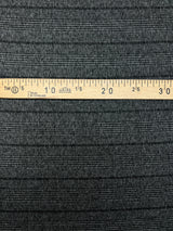 Tweed Suit Fabric Gray Black