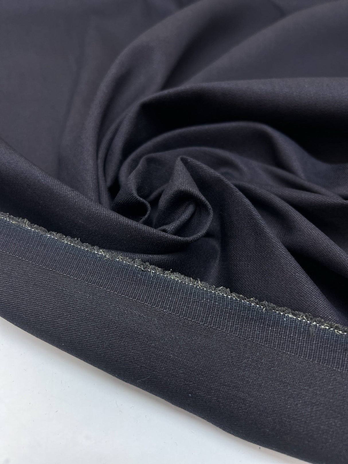 Cotton Elastane Denim Purple Blue
