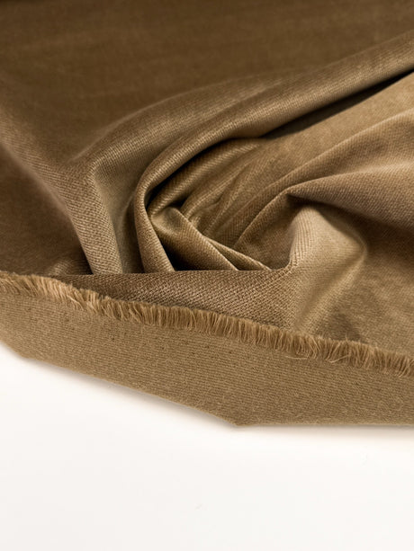 Cotton Pile Fabric Green