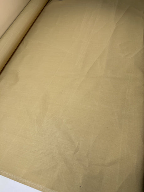 Beige Polyamide Polyester Jacket Fabric