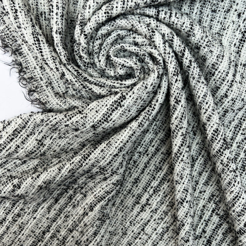 Cotton Bouclé Melange Black