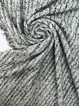 Cotton Bouclé Melange Black