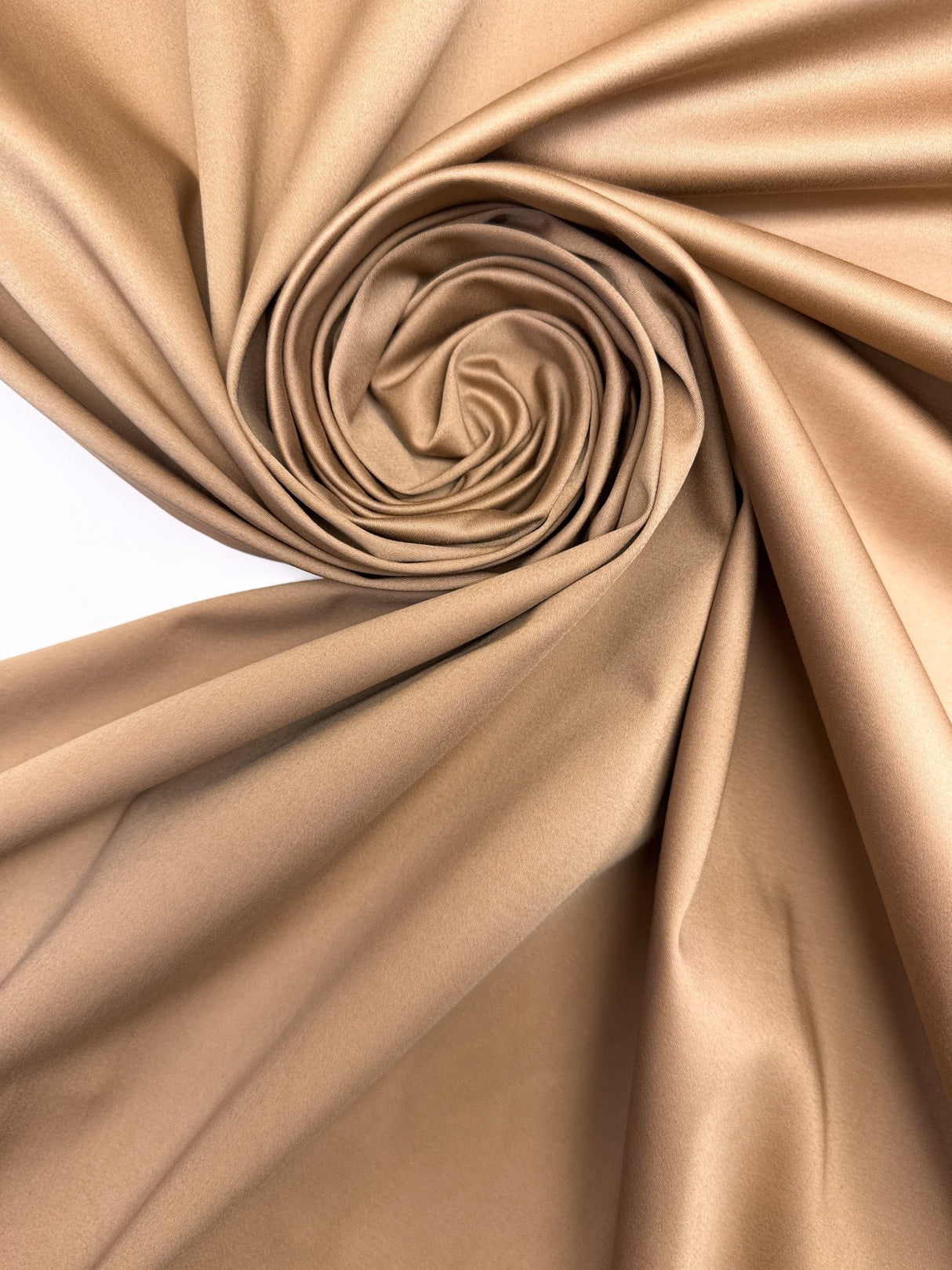 Cotton Viscose Elastane Brown Casual Fabric