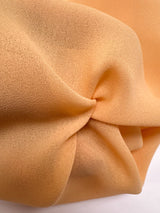 Polyamide Crepe Beige-Orange Stretch Fabric