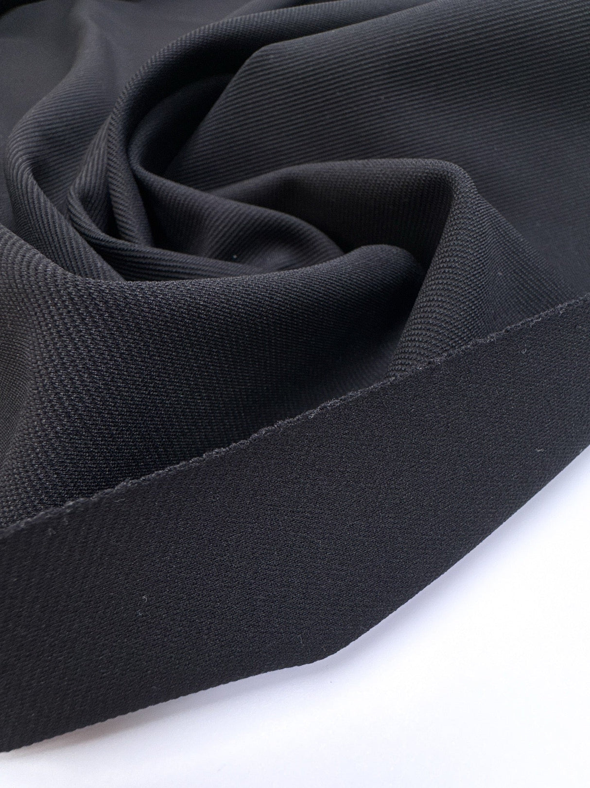 Black Polyamide Elastane Knit