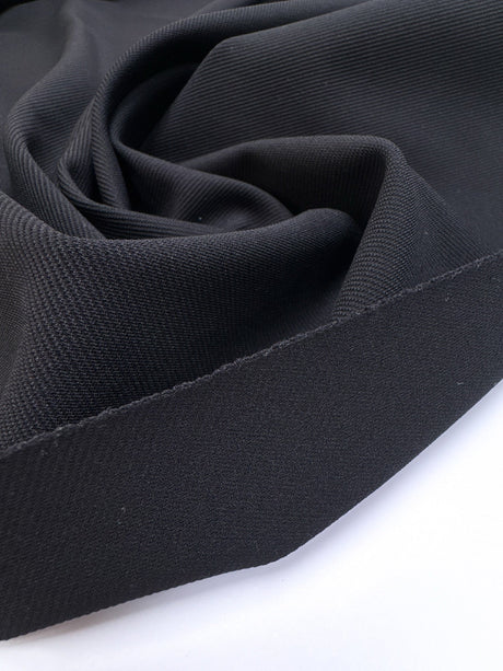 Black Polyamide Elastane Knit