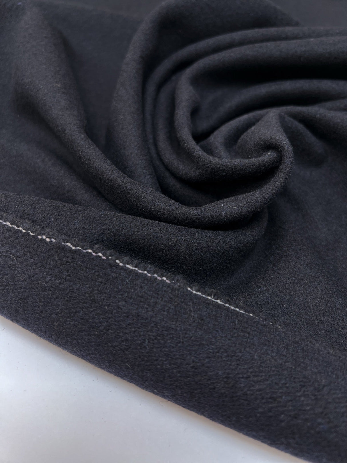 Blue Wool Coat Fabric