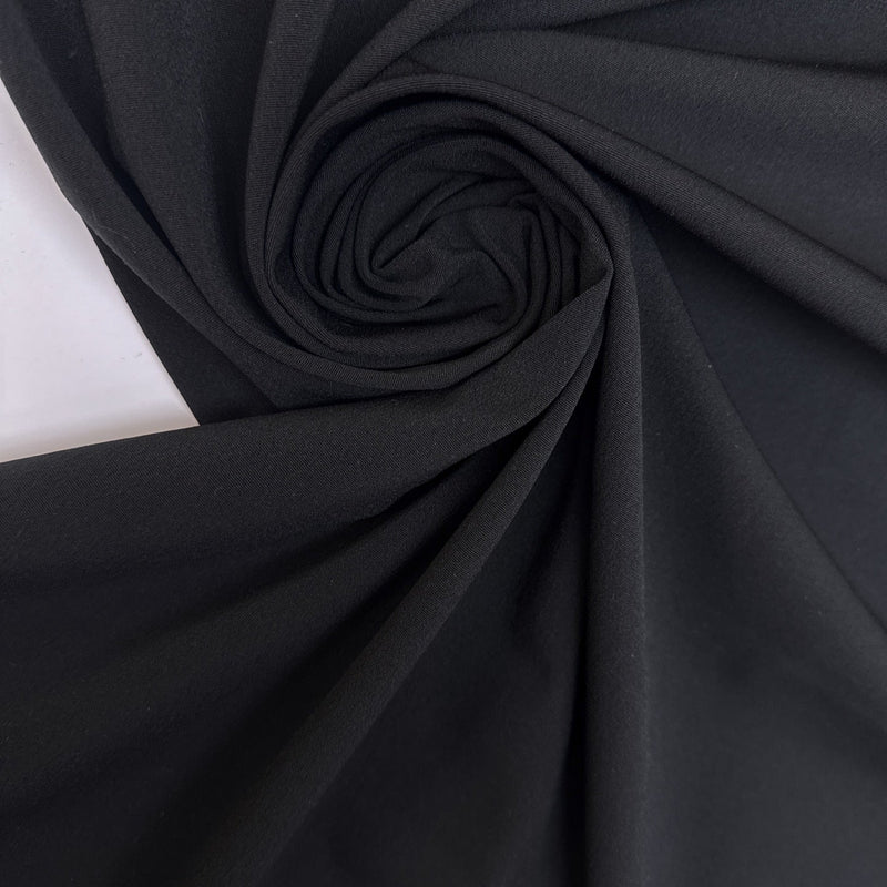 Black Polyamide Elastane Woven