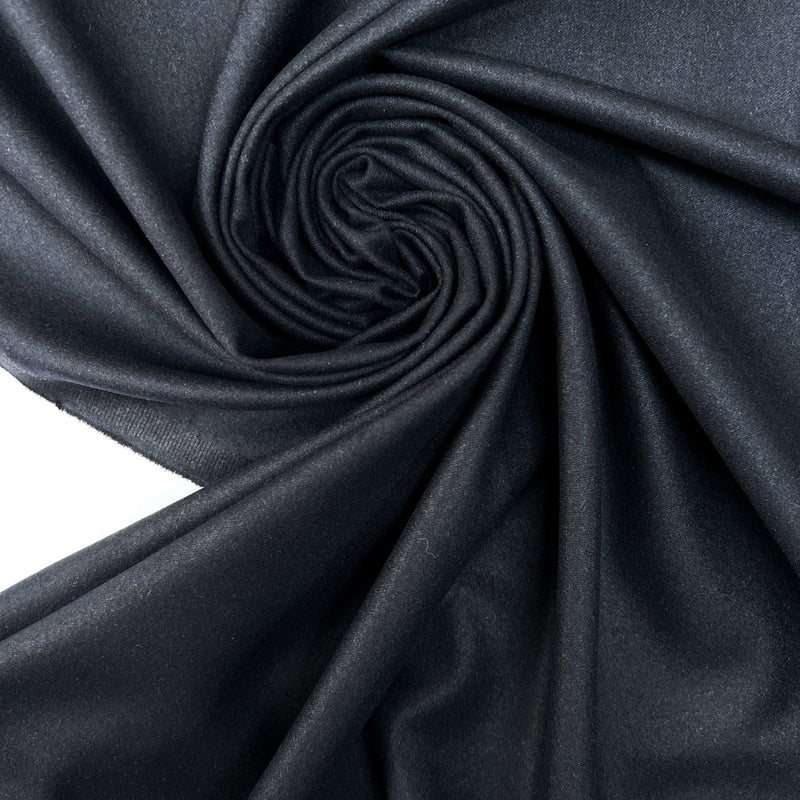 Polyester Viscose Twill Blue Black