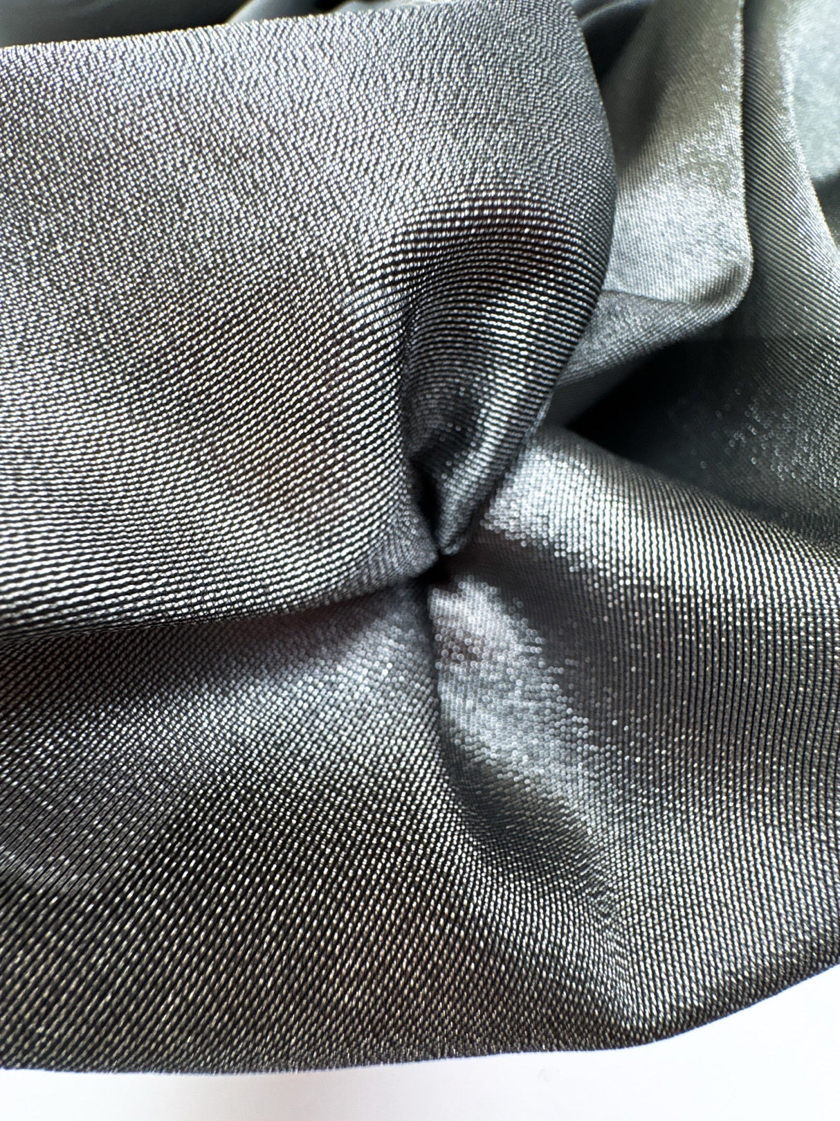 Silk Lurex Fabric Silver