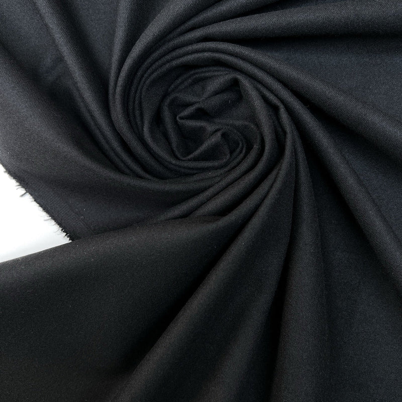 Polyester Viscose Twill Fabric Black