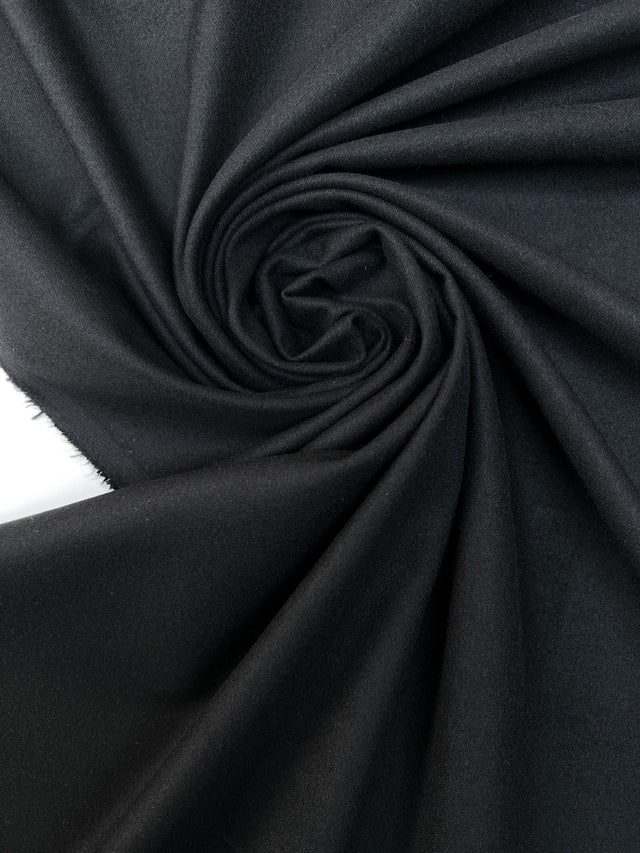 Polyester Viscose Twill Fabric Black