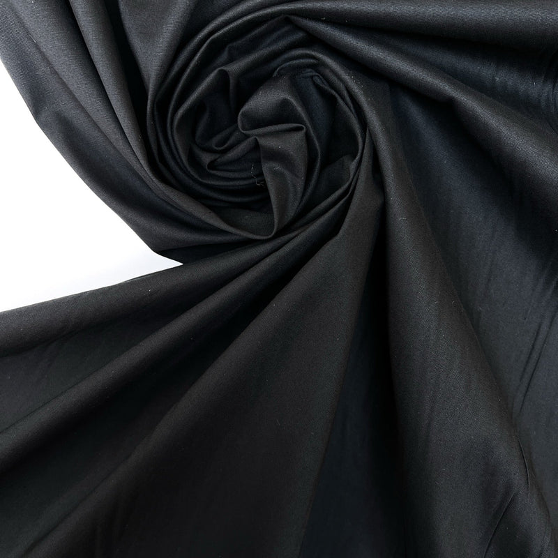 Cotton Elastane Woven Blue Black