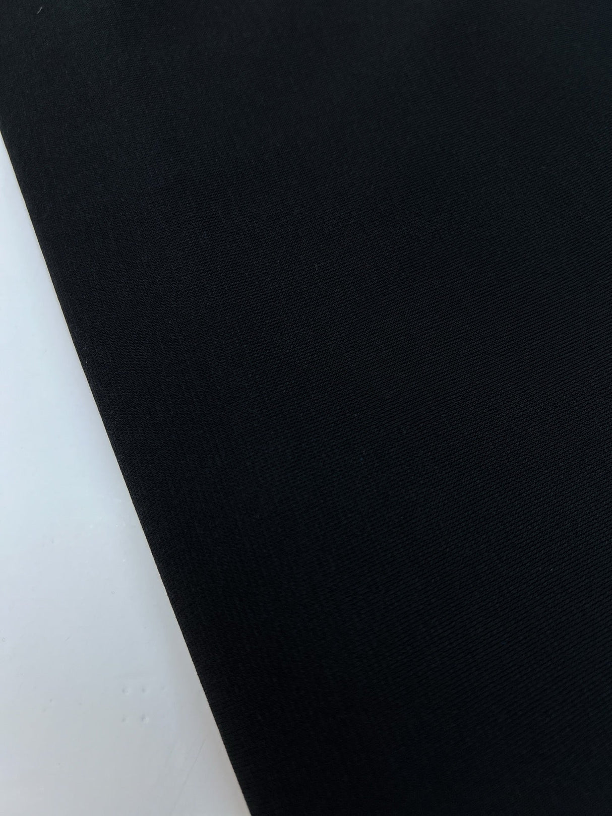 Cotton Knit Fabric Blue Black