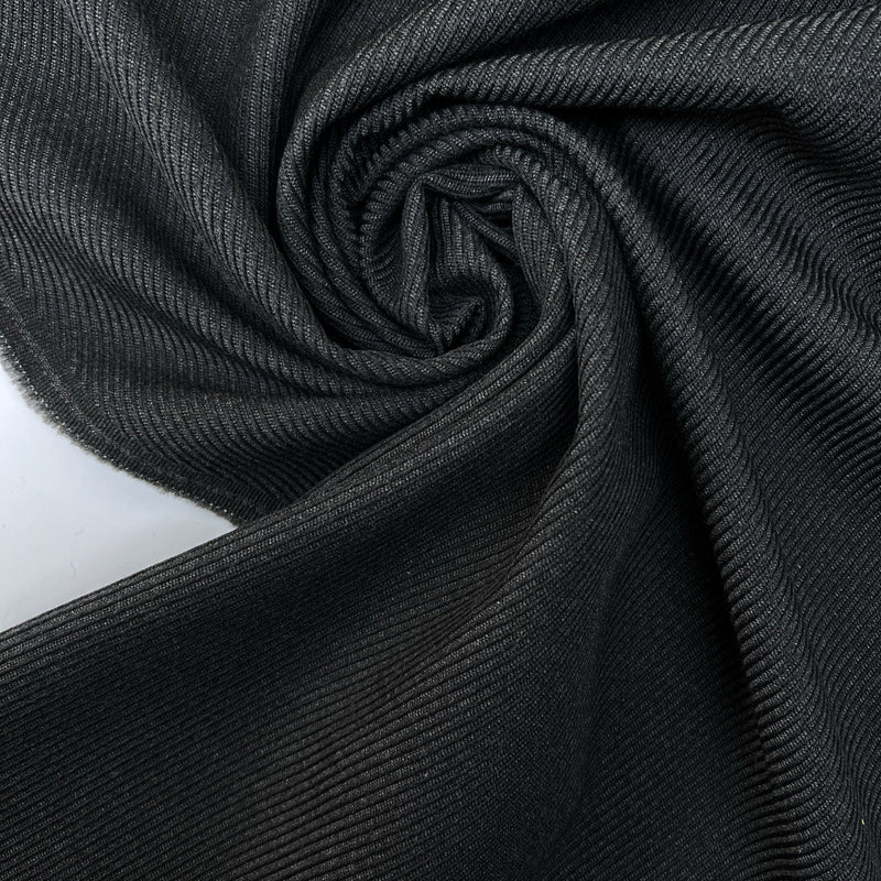 Wool Tweed Gray Shades Fabric