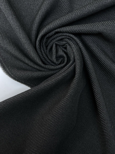 Wool Tweed Gray Shades Fabric