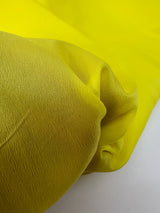 Stretch Crinkled Fabric Yellow Green