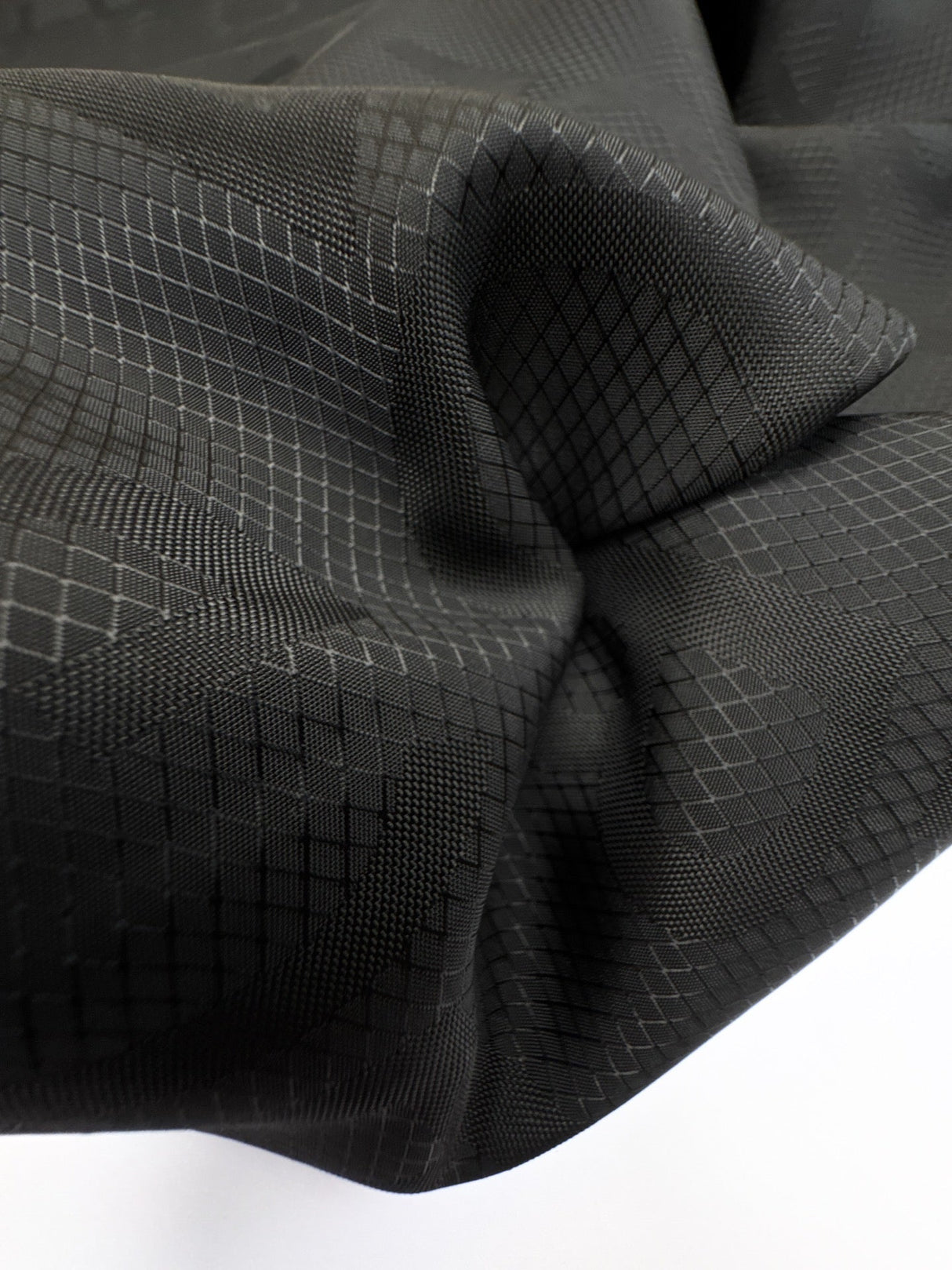 Viscose Cupro Lining Fabric Black Graphic