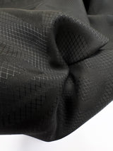 Viscose Cupro Lining Fabric Black Graphic