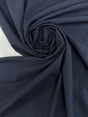 Checked Blue and Black Twill Suit Fabric