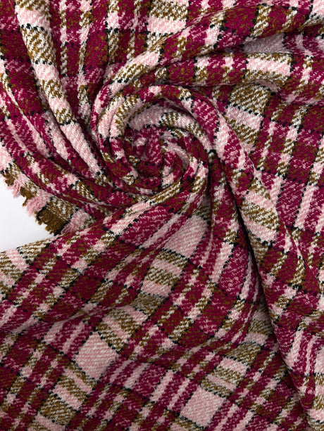Acrylic Bouclé Multicolour Italian