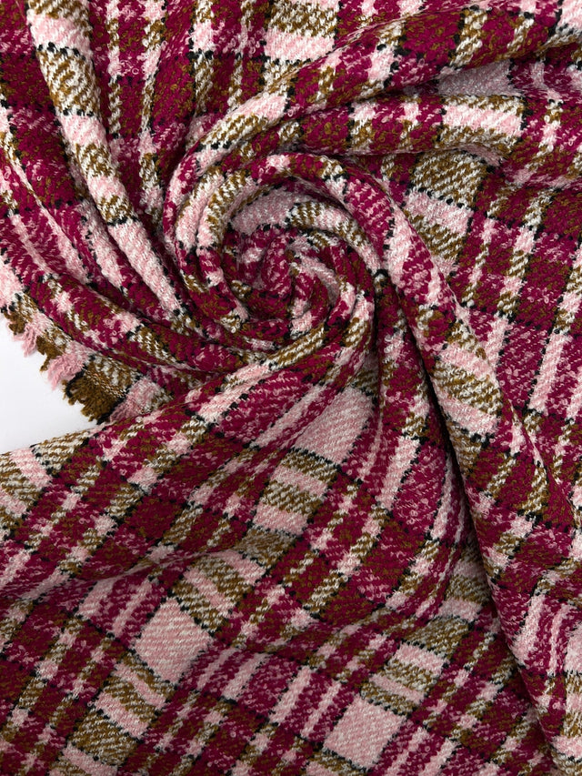 Acrylic Bouclé Multicolour Italian