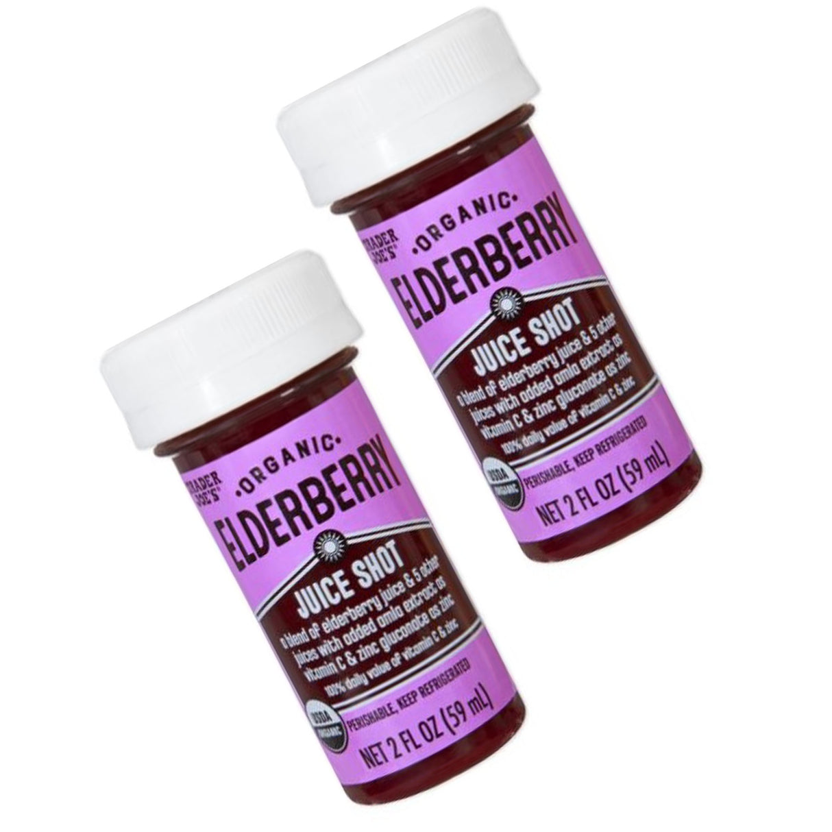 Organic Elderberry Juice Shot - 2 Fl Oz