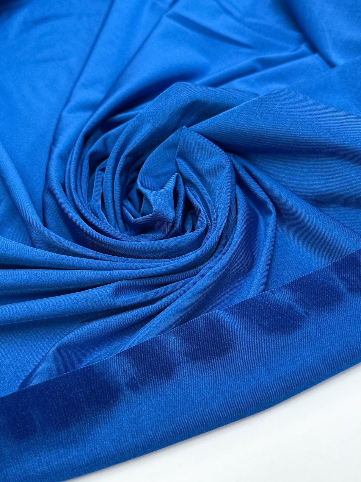 Polyamide Elastane Knitted Fabric Blue