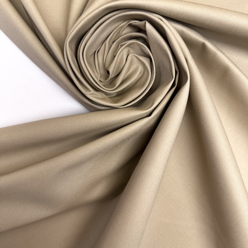 Linen Viscose Twill Blend Beige