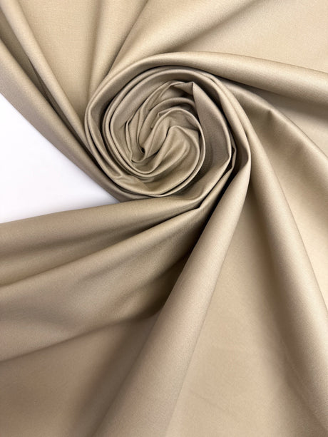Linen Viscose Twill Blend Beige