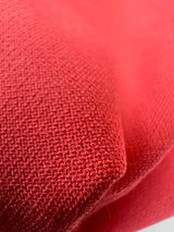 Pink Recycled Polyester Viscose Blend Stretch Woven