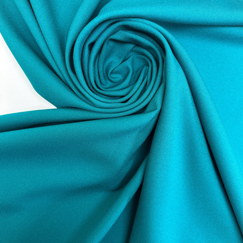 Polyester Crepe Green Blue