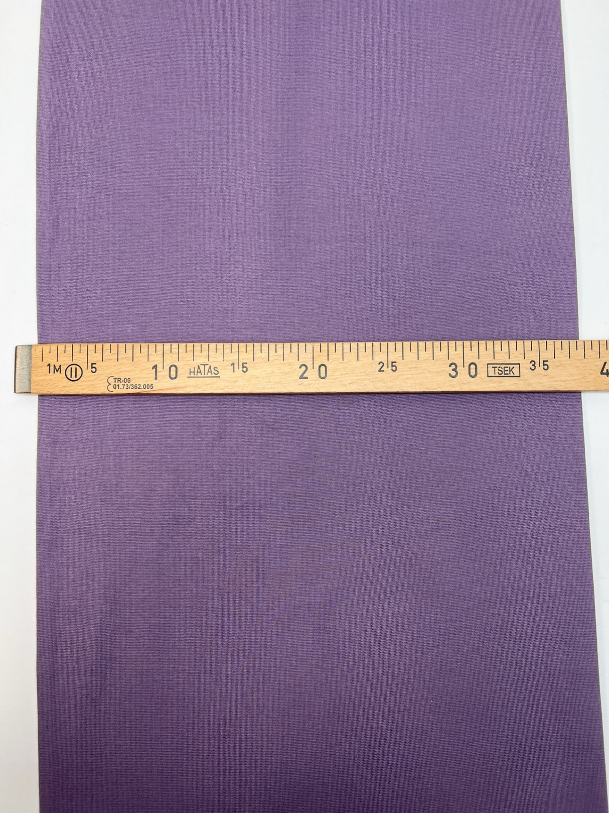 Purple Rib Knit Cotton Fabric
