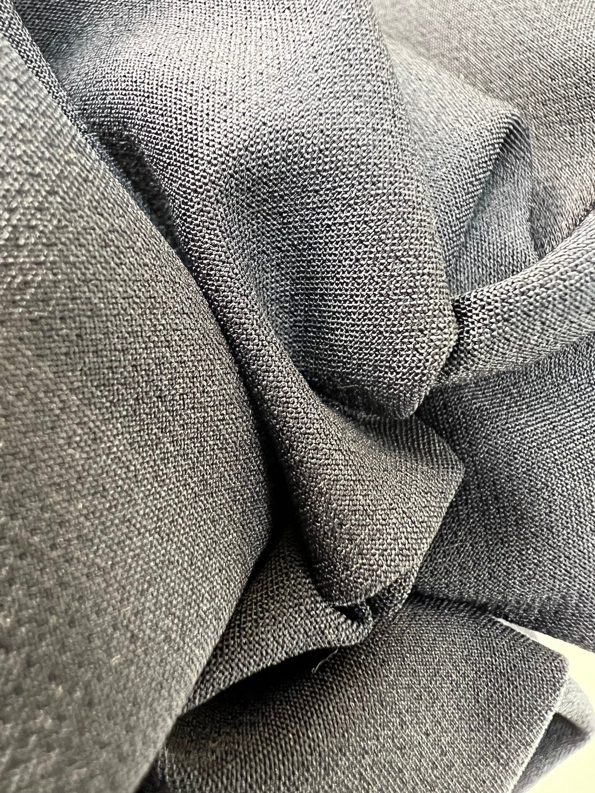 Blue Polyester Elastane Knit