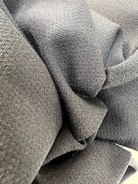 Blue Polyester Elastane Knit