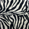 Faux Fur Fabric Big Zebra Print Velboa